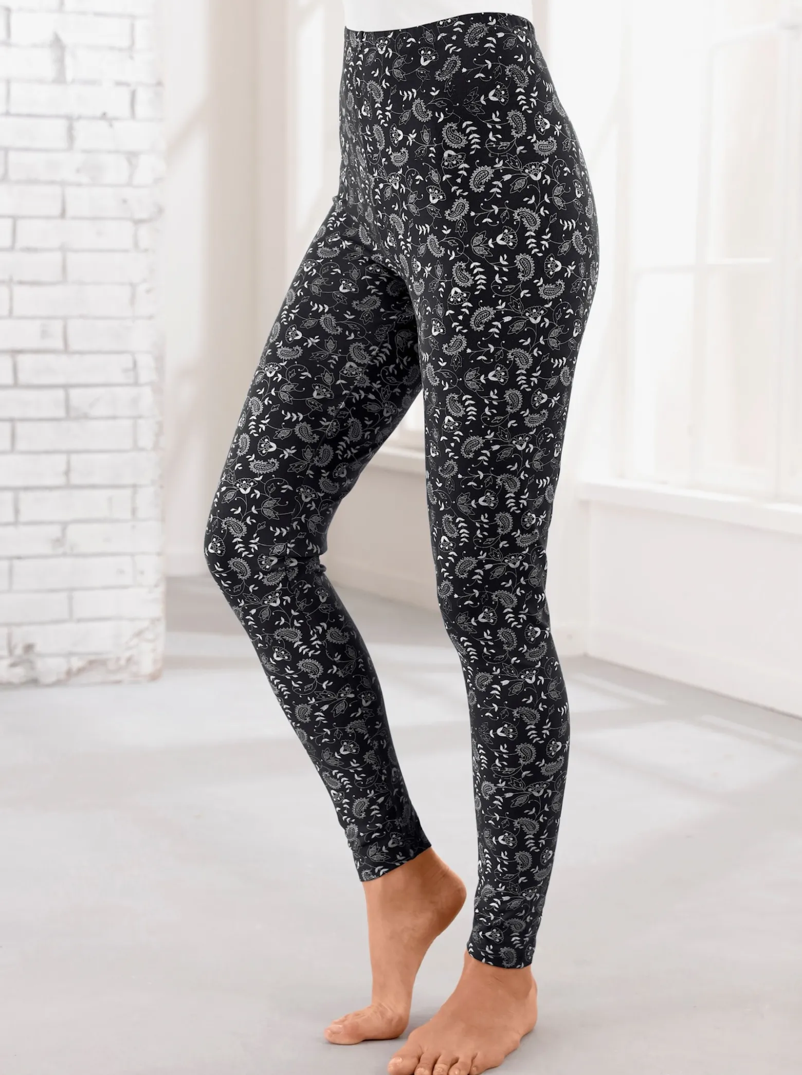 Leggings in Stretch-Qualität