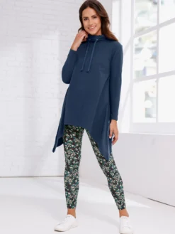 Leggings mit Blumendruck