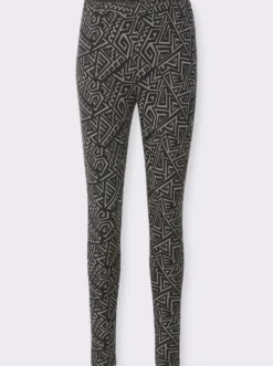 Leggings mit Ethno-Druck