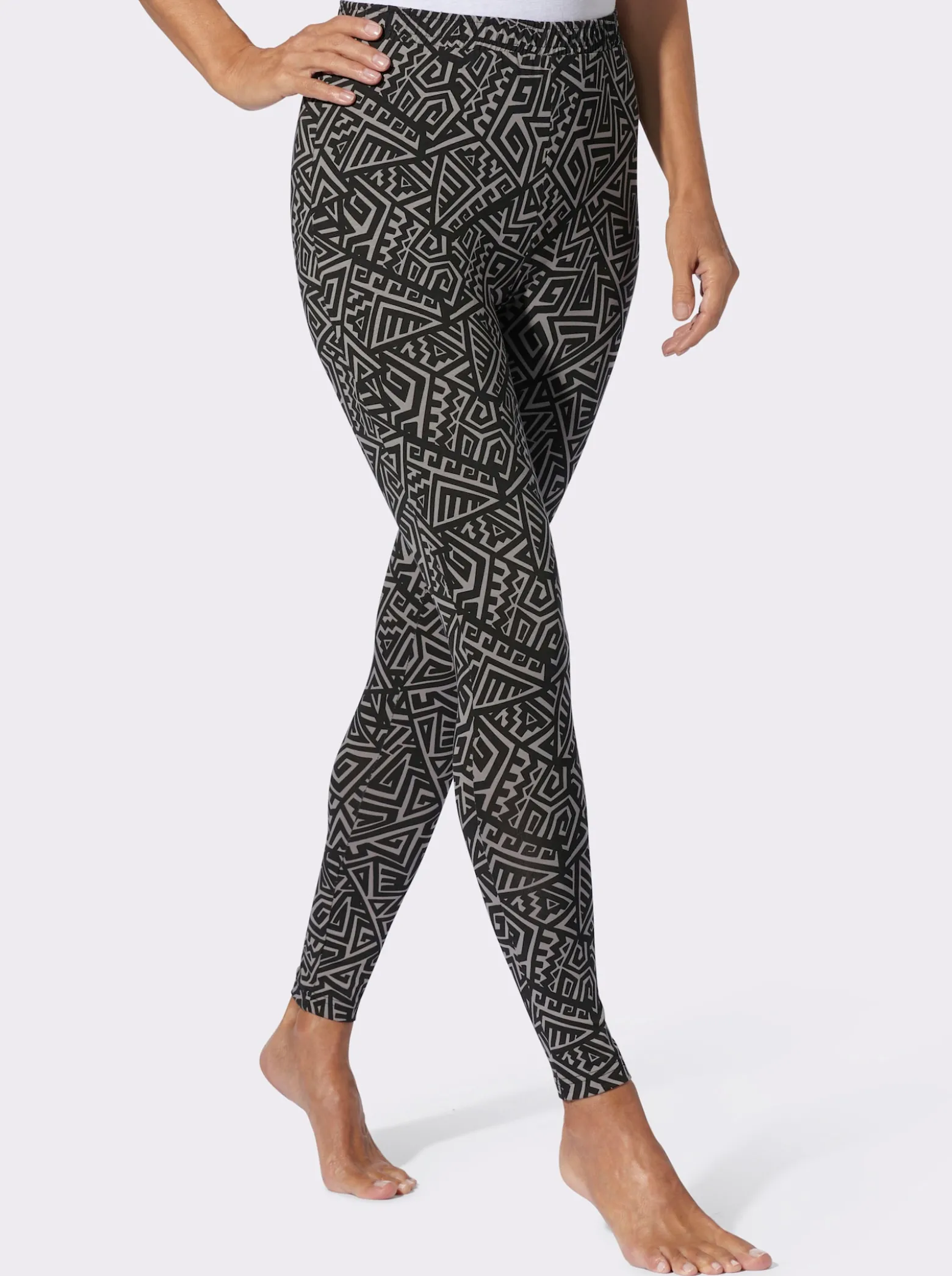 Leggings mit Ethno-Druck