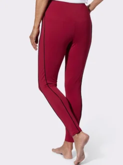 Leggings mit Kontrastpaspeln