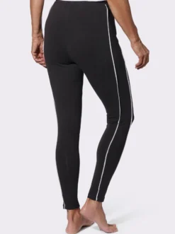 Leggings mit Kontrastpaspeln