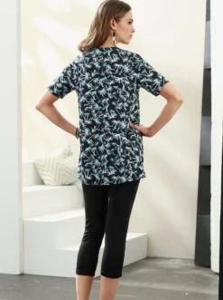 Leggings mit Raffung am Bein