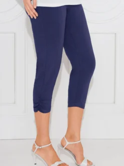 Leggings mit Raffung am Bein