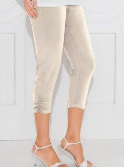 Leggings mit Raffung am Bein