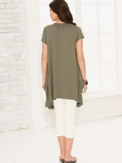 Leggings mit Raffung am Bein