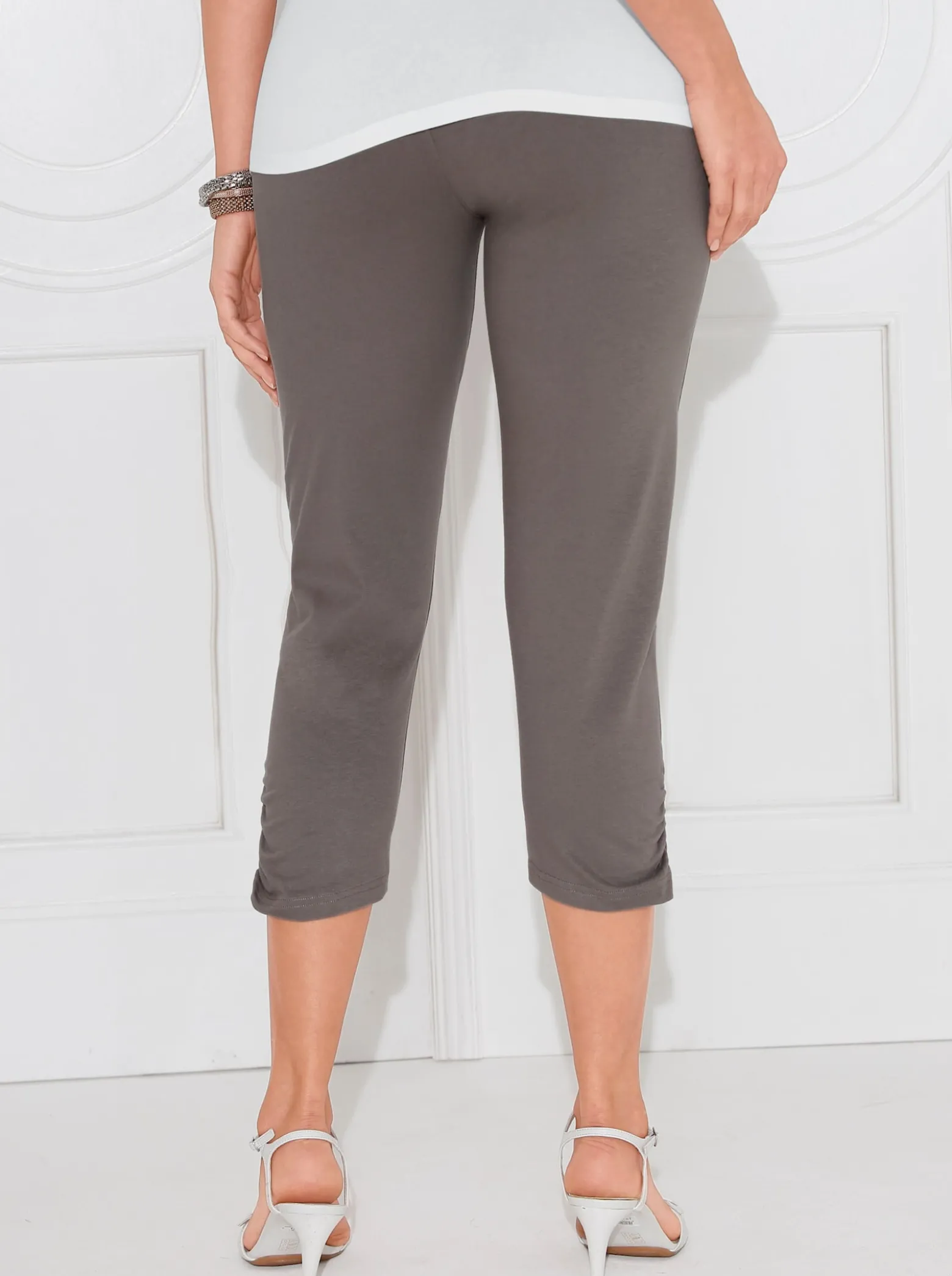 Leggings mit Raffung am Bein