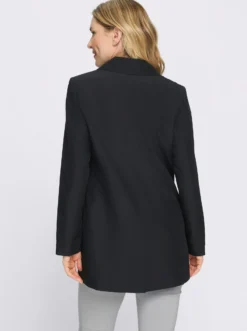 Longblazer mit Futter im Leo-Dessin