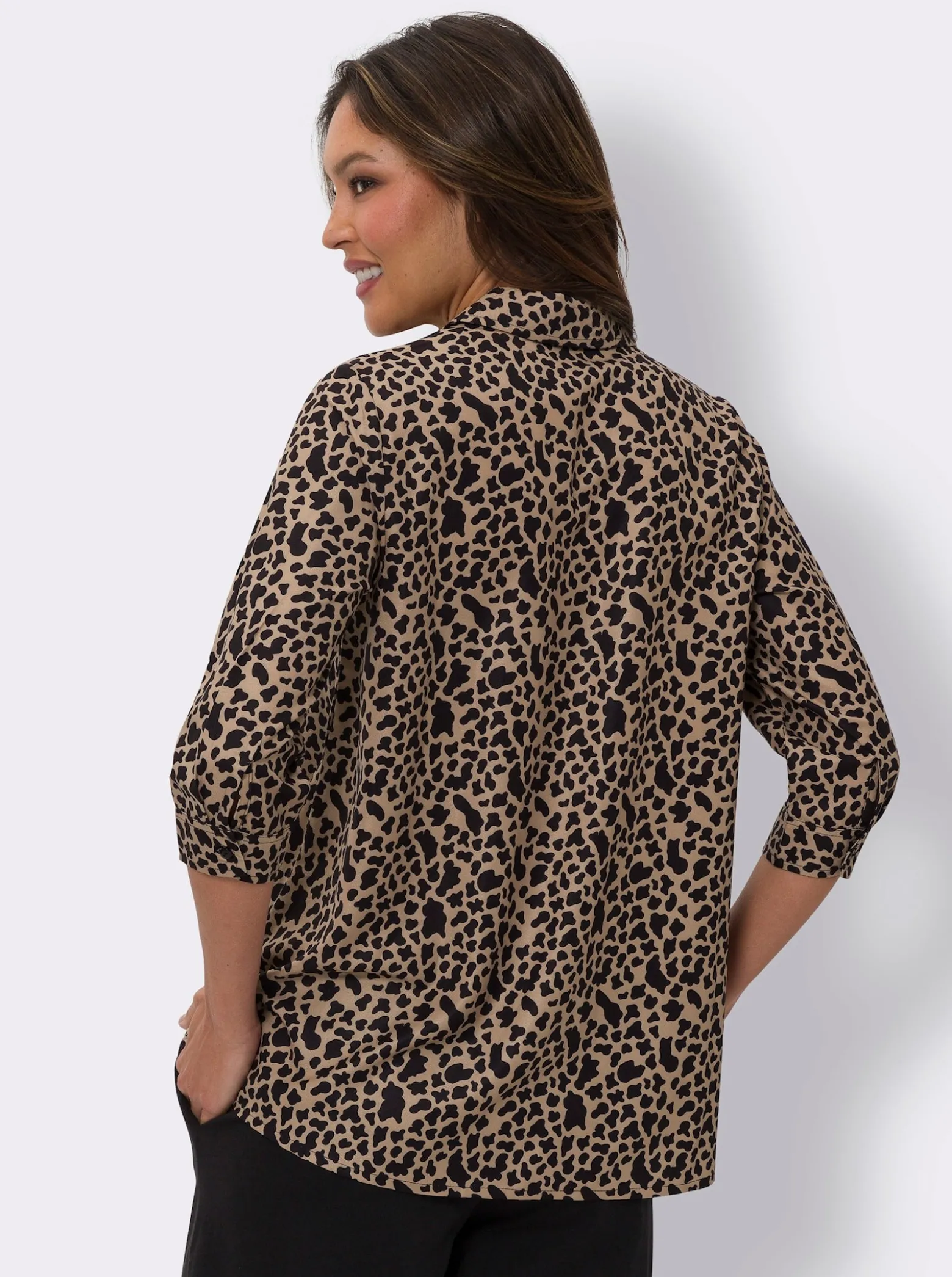 Longbluse in A-Linie