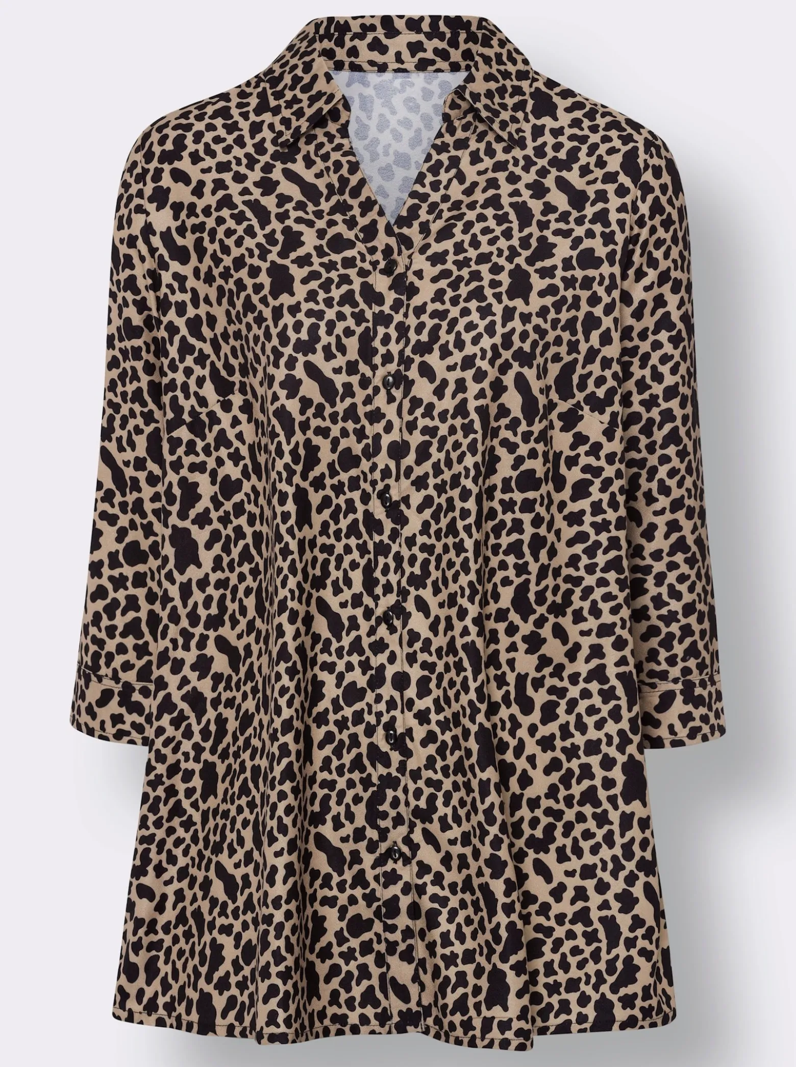 Longbluse in A-Linie