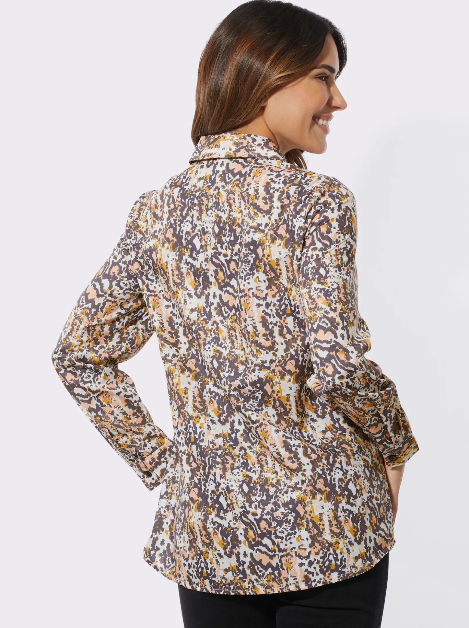 Longbluse in ausgestellter Form