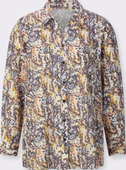 Longbluse in ausgestellter Form