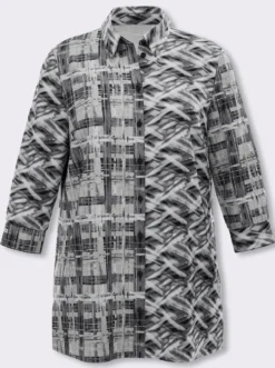 Longbluse in leichter A-Linie