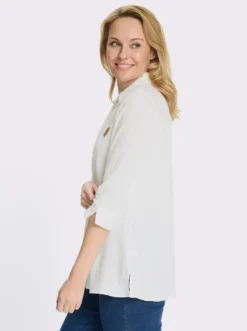 Longbluse in Musselin-Qualität