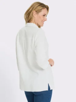 Longbluse in Musselin-Qualität