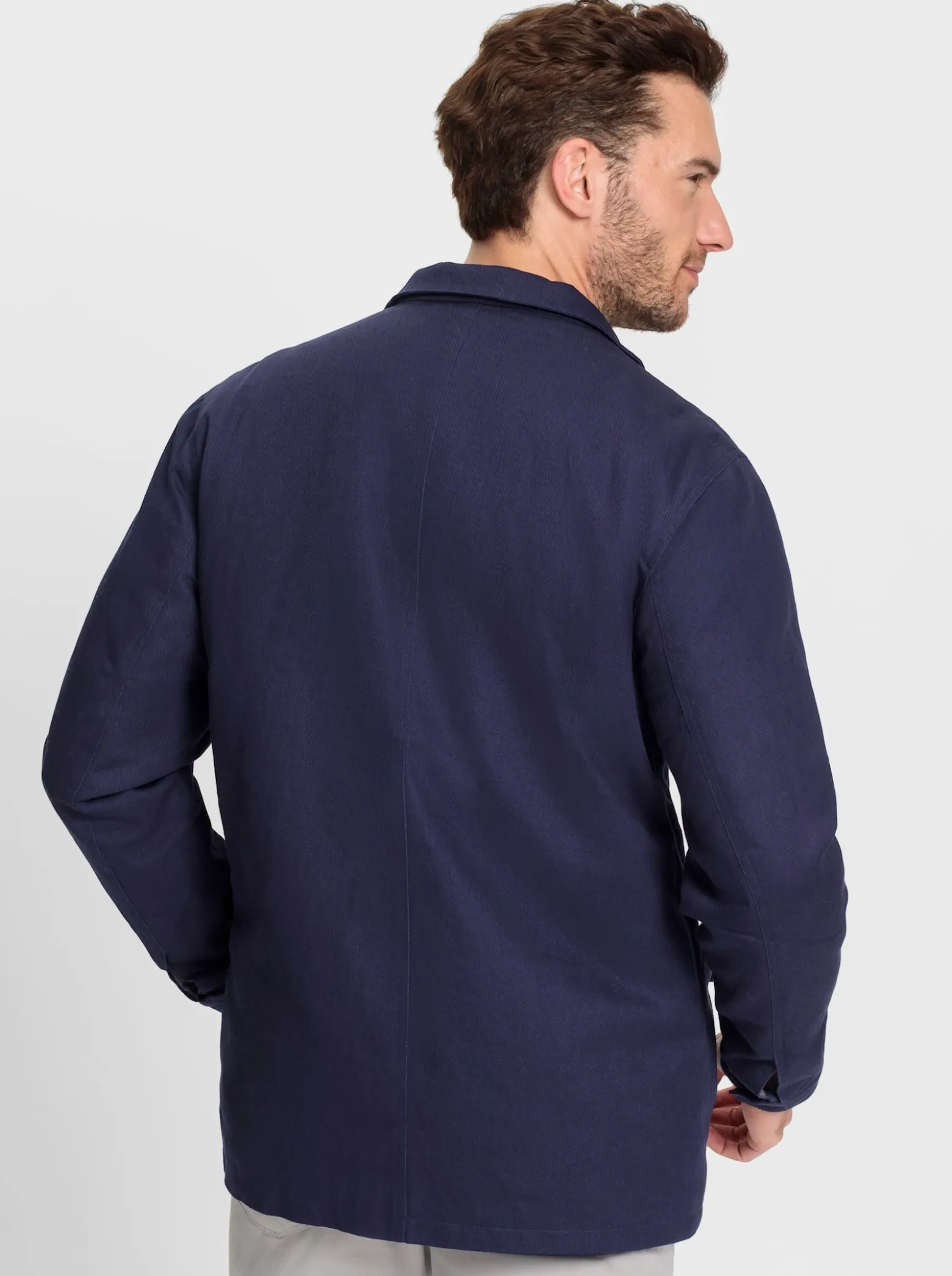 Longjacke aus Baumwolle, wärmend