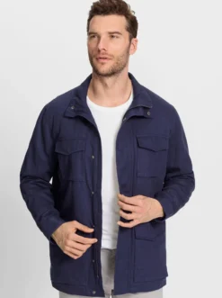 Longjacke aus Baumwolle, wärmend