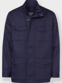 Longjacke aus Baumwolle, wärmend