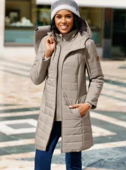 Longjacke in 2-in-1-Optik