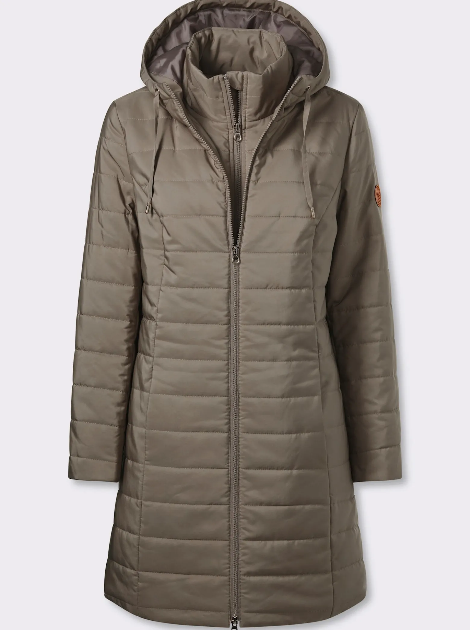Longjacke in 2-in-1-Optik