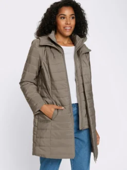 Longjacke in 2-in-1-Optik