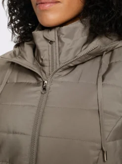 Longjacke in 2-in-1-Optik