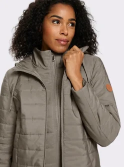 Longjacke in 2-in-1-Optik