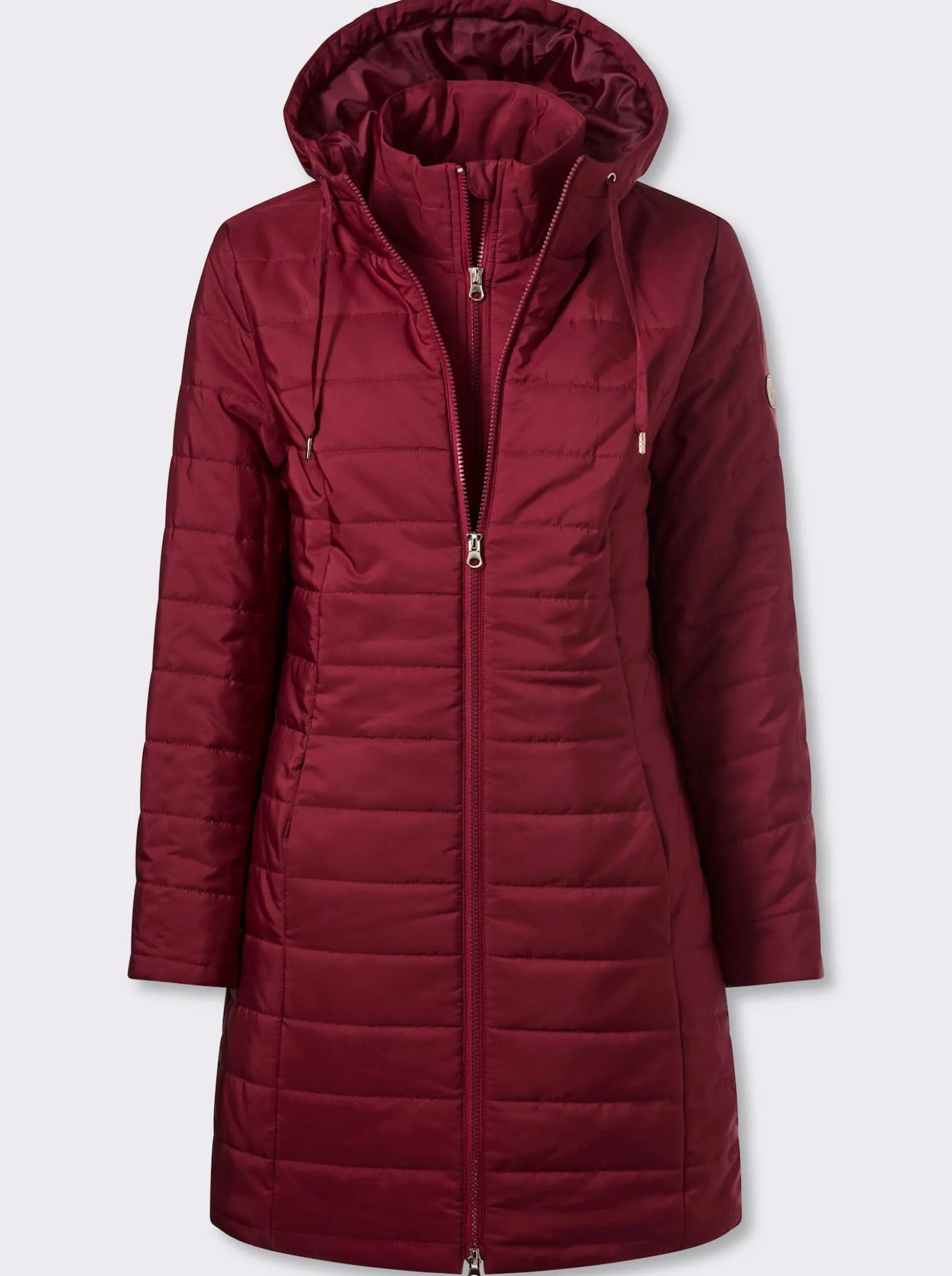 Longjacke in 2-in-1-Optik