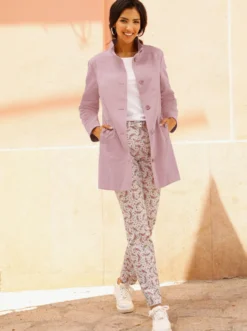 Longjacke mit Gehschlitz hinten