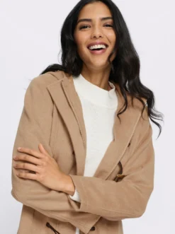 Longjacke mit Knebelknöpfen