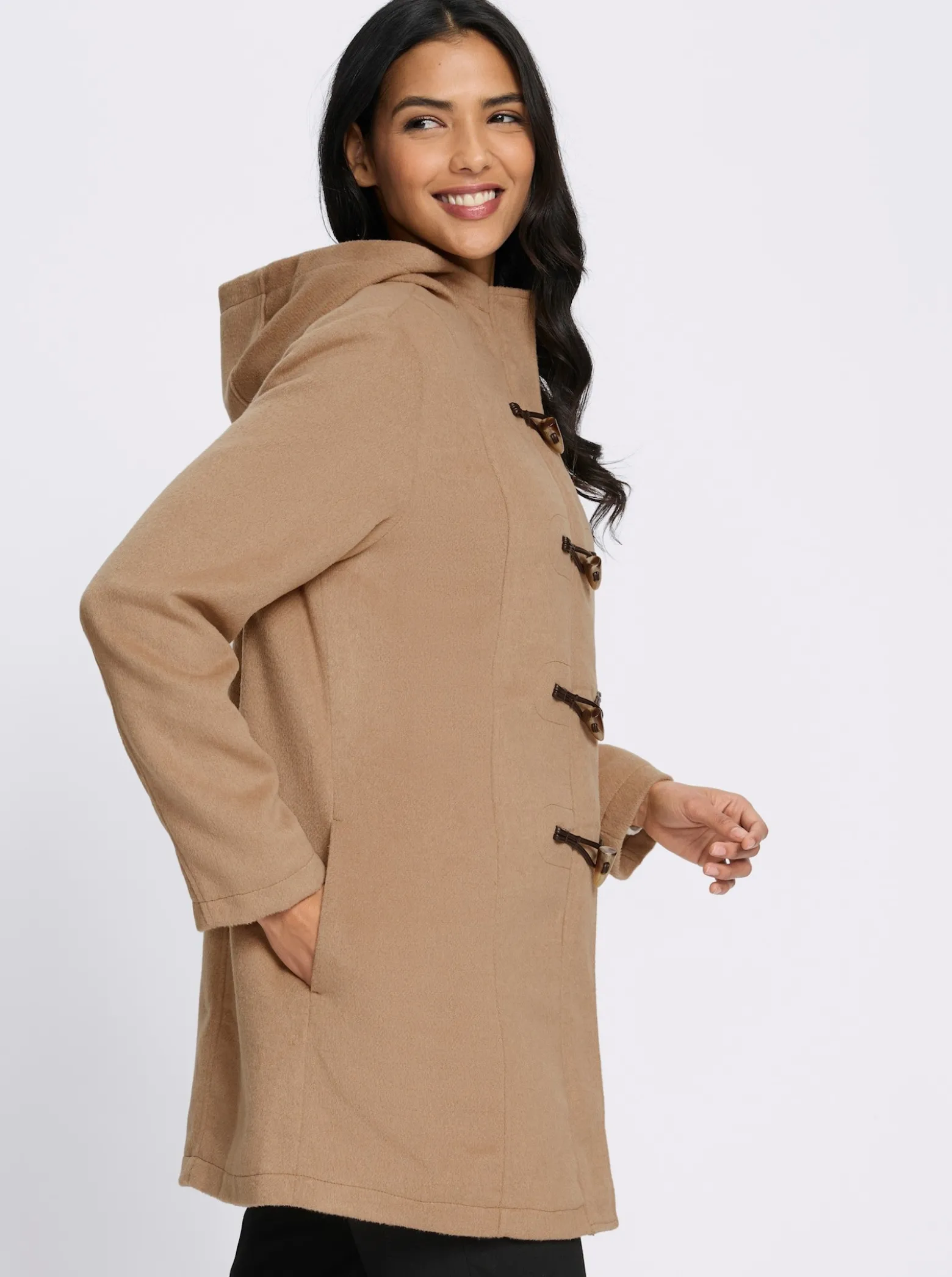 Longjacke mit Knebelknöpfen