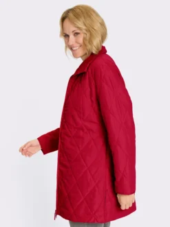 Longjacke mit Rautensteppung