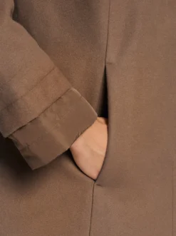 Longjacke mit Stepp-Einsätzen