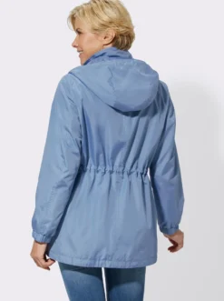 Longjacke mit Tunnelzug in der Taille