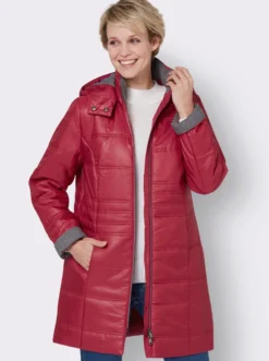 Longjacke mit 2-Wege-Reißverschluss