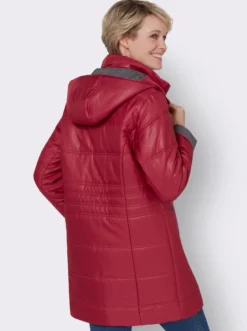 Longjacke mit 2-Wege-Reißverschluss