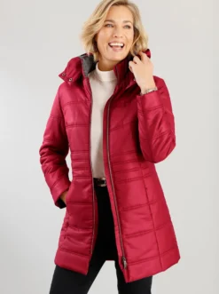 Longjacke mit 2-Wege-Reißverschluss