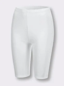 Longpanty mit Spitzen-Einsatz seitlich