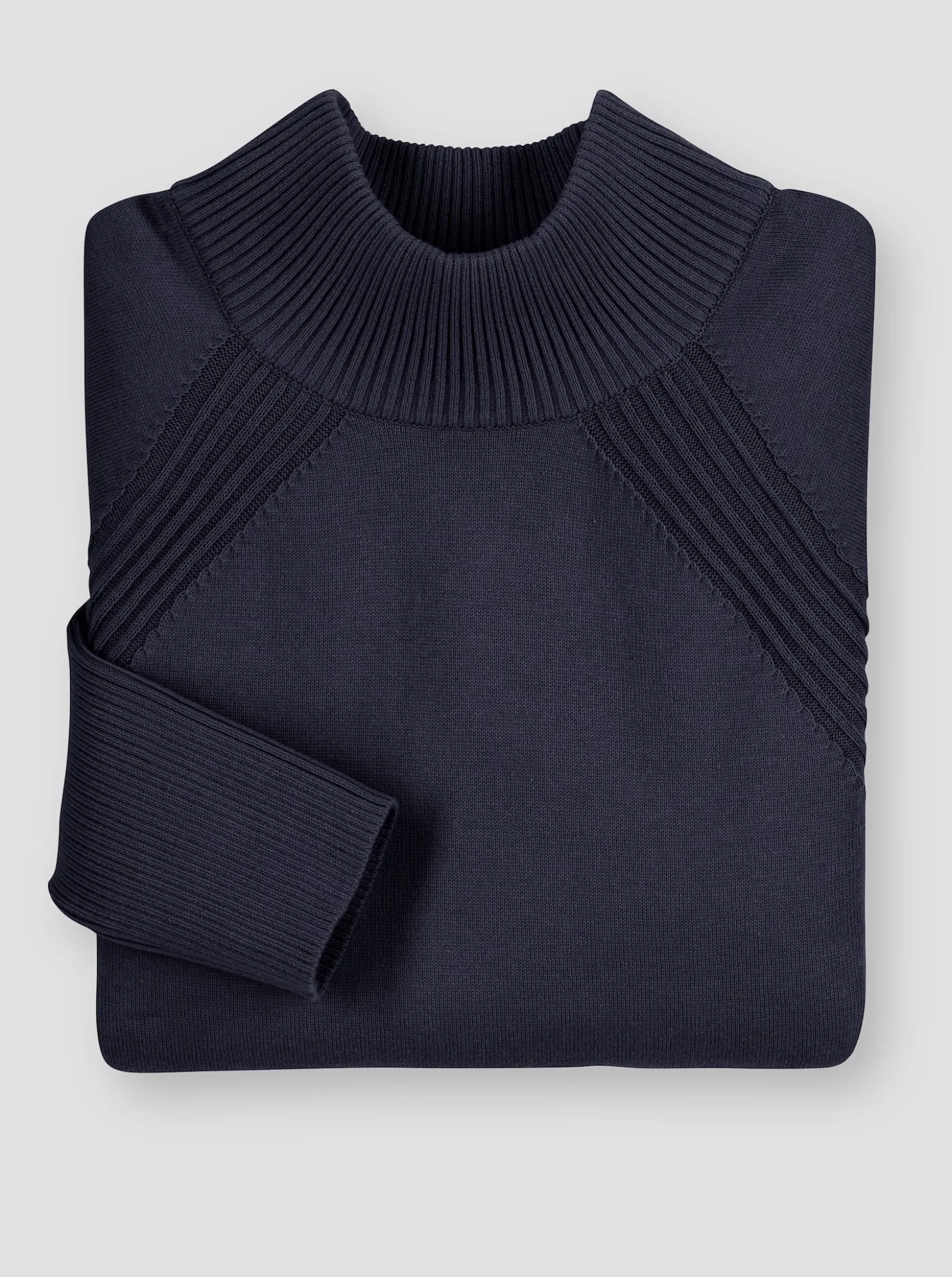 Longpullover aus reiner Baumwolle