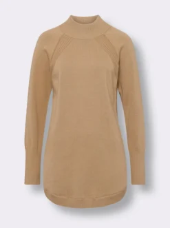 Longpullover aus reiner Baumwolle