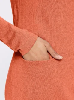 Longpullover in leichter A-Form