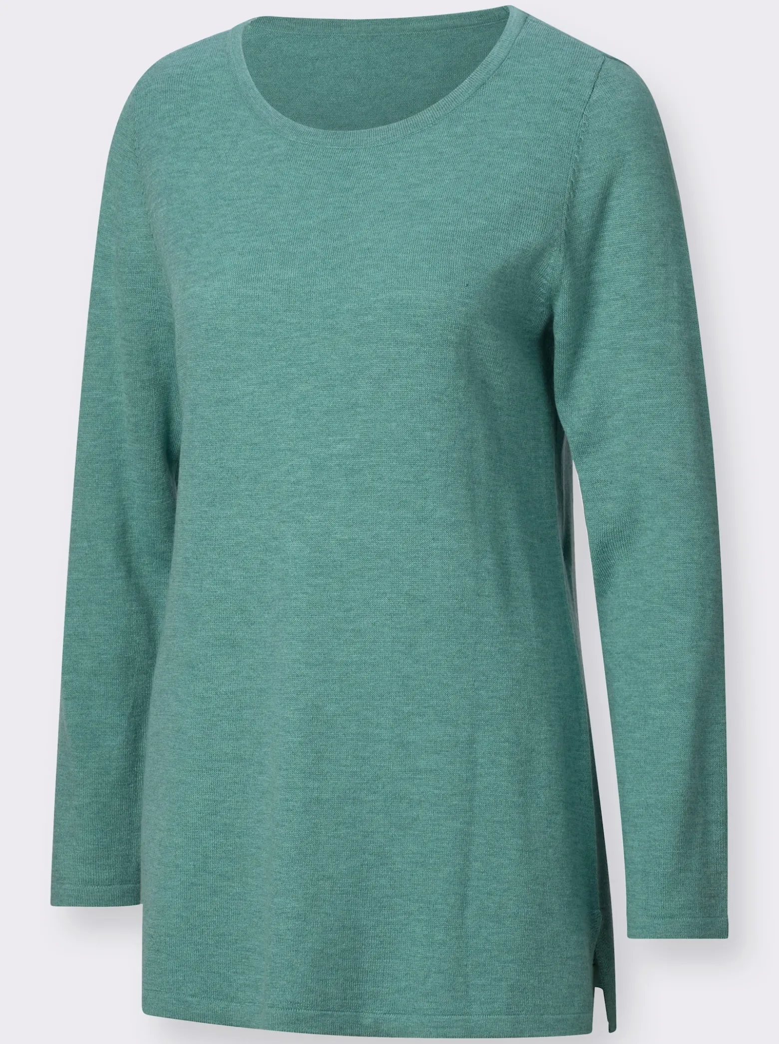 Longpullover in leichter A-Linie