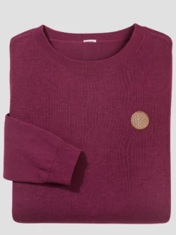 Longpullover mit 50% Baumwolle