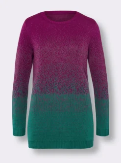 Longpullover mit Farbverlauf