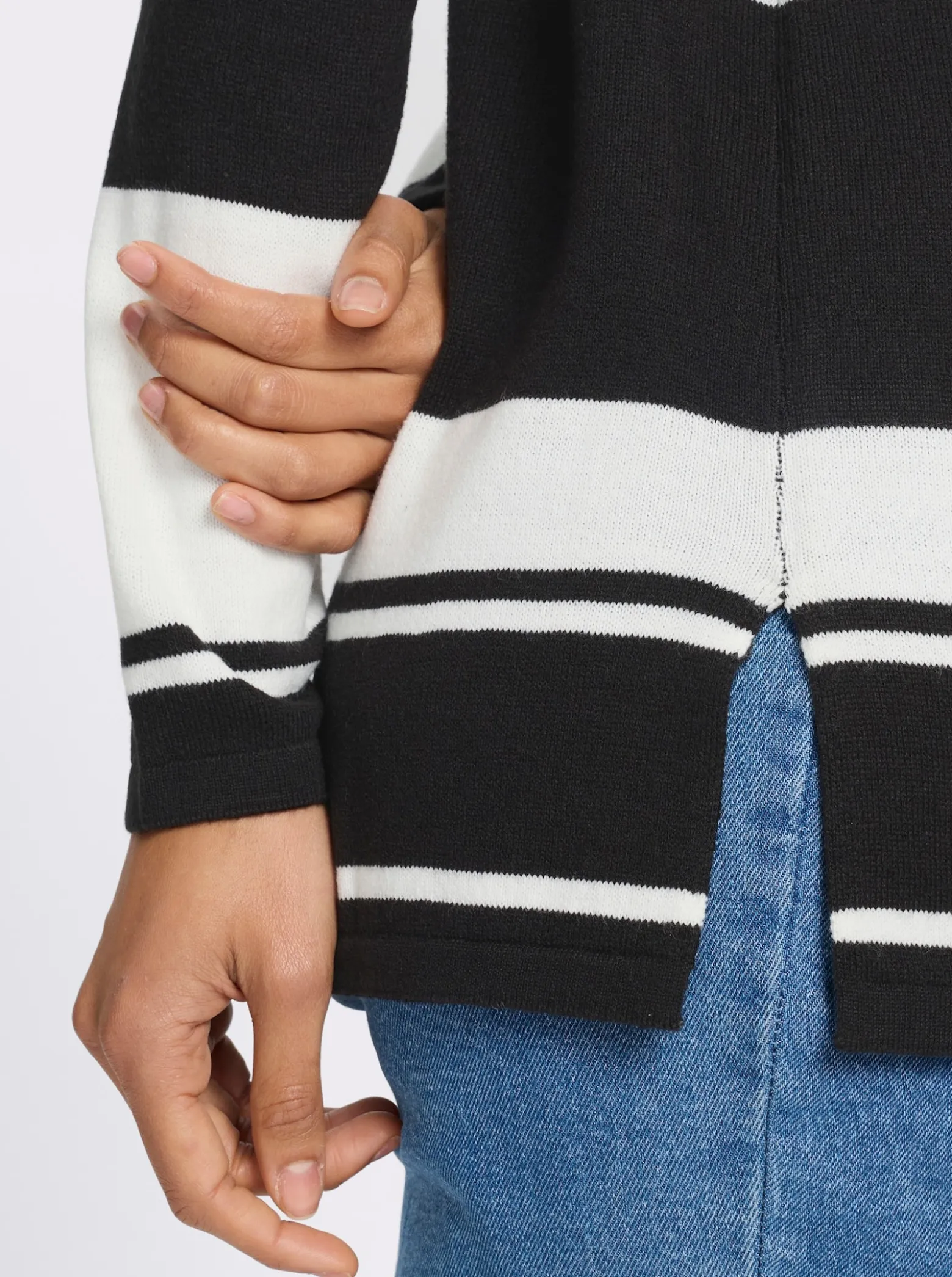 Longpullover mit Grafik-Muster