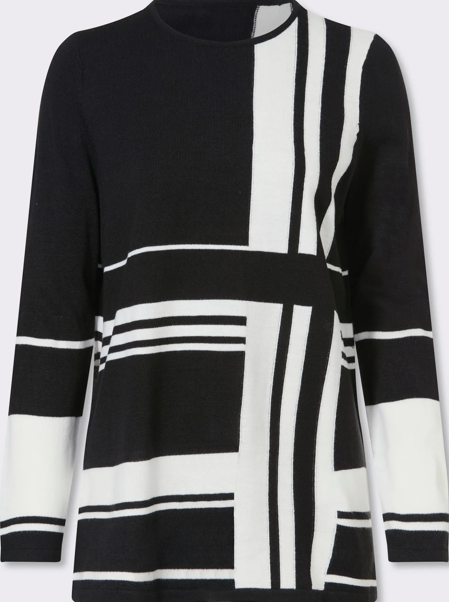 Longpullover mit Grafik-Muster