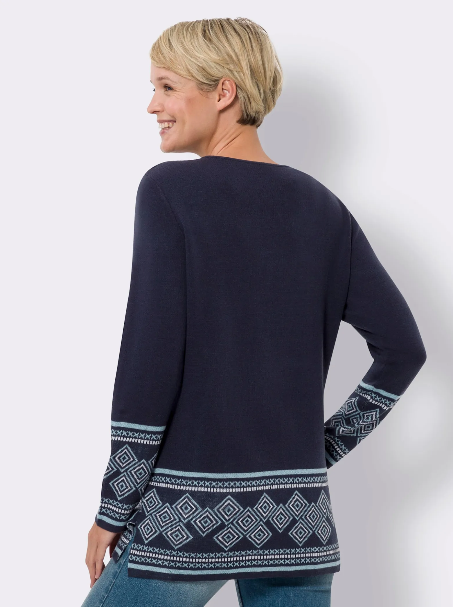 Longpullover weich wie Kaschmir
