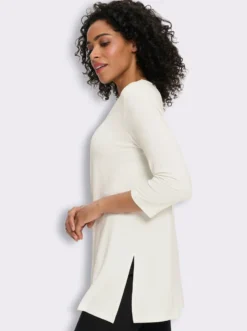 Longshirt aus reiner Viskose