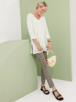 Longshirt aus reiner Viskose