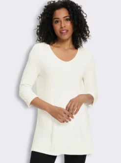 Longshirt aus reiner Viskose